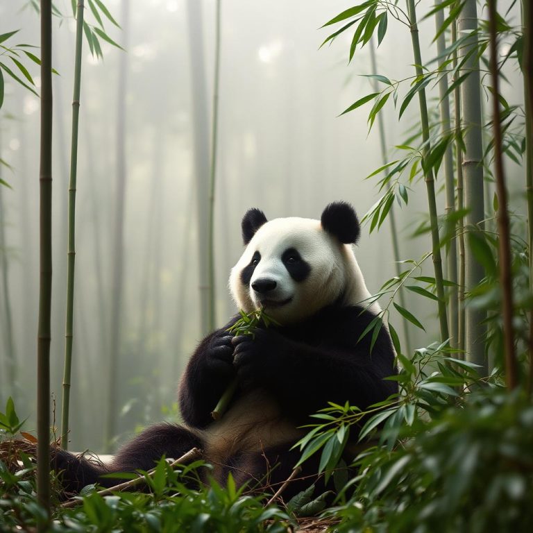 The Life of a Giant Panda: Solitude, Bamboo, and Gentle Giants