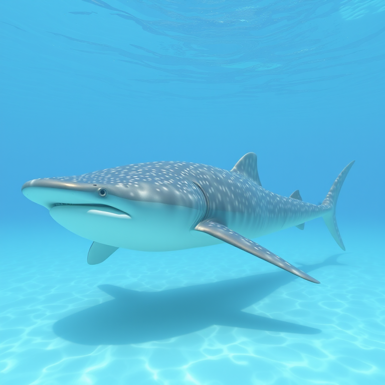 Drifting Giants: Whale Sharks in the Sea