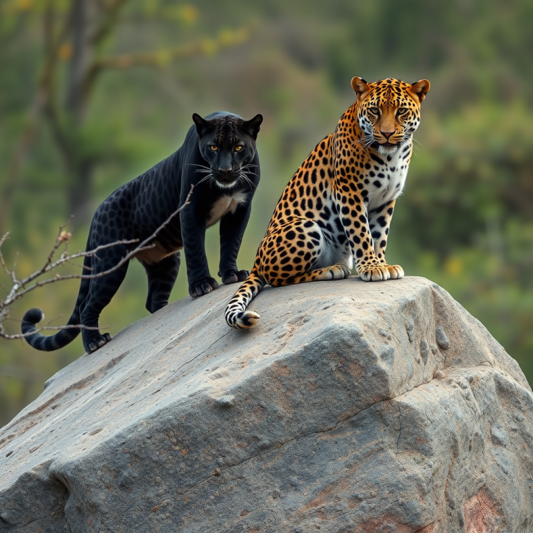 Shadows and Sunlight: Black Jaguars, Regular Jaguars, and Their Unexpected Friendships