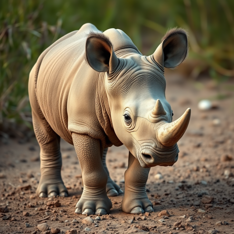 Baby Rhinos: Bold Beginnings on Wobbly Legs